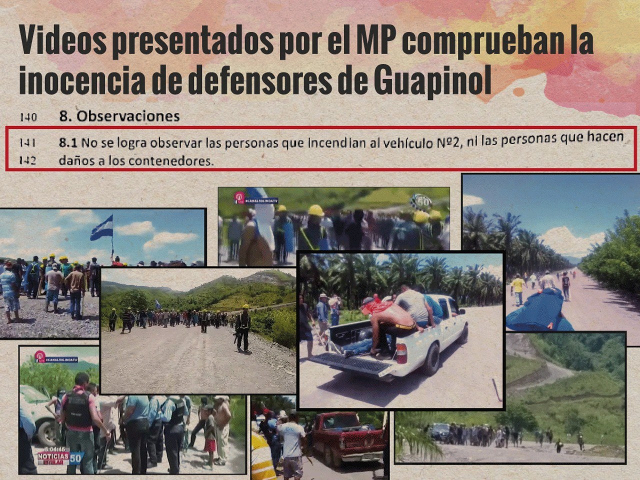 Day Fourteen: Important Video Evidence Tells the Real Story of the Guapinol  Struggle - Honduras Now